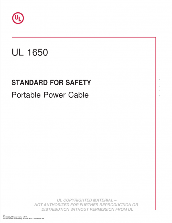 UL 1650 PDF